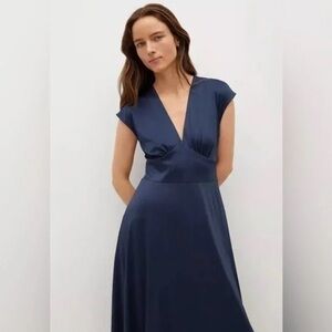 Mango XS Midnight Blue Women's Dress